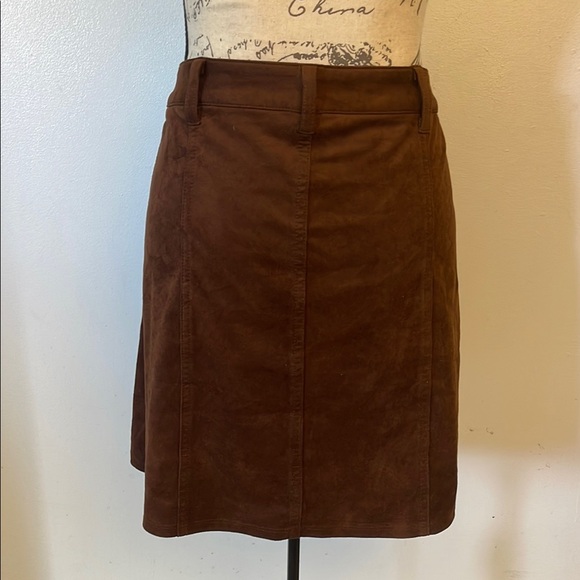 Mossimo Supply Co. Brown A-Line Knee-Length Skirt Size 4 - Picture 2 of 4